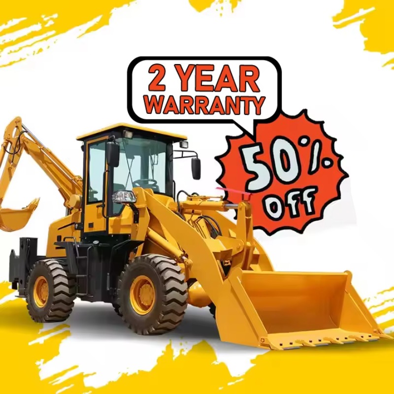 Tractor Backhoe - 1-tonowy koparko-ładowarkowy ciągnik 4x4 z przednim