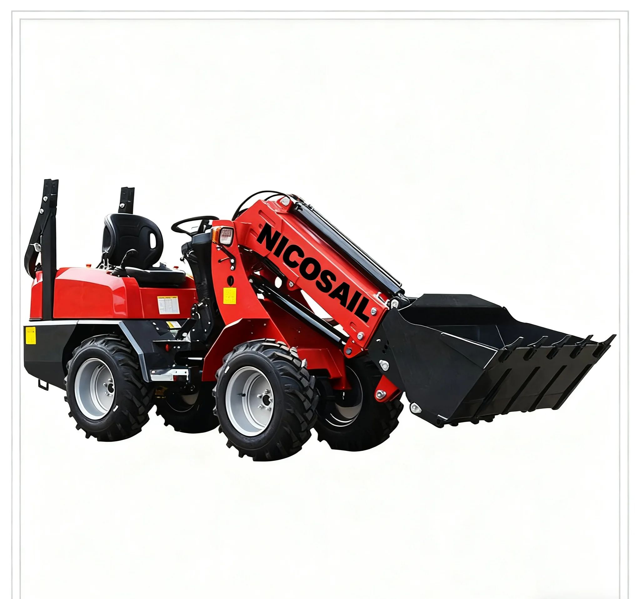 Skid Steer Loader - Chiński mały ładowacz czołowy z teleskopowym