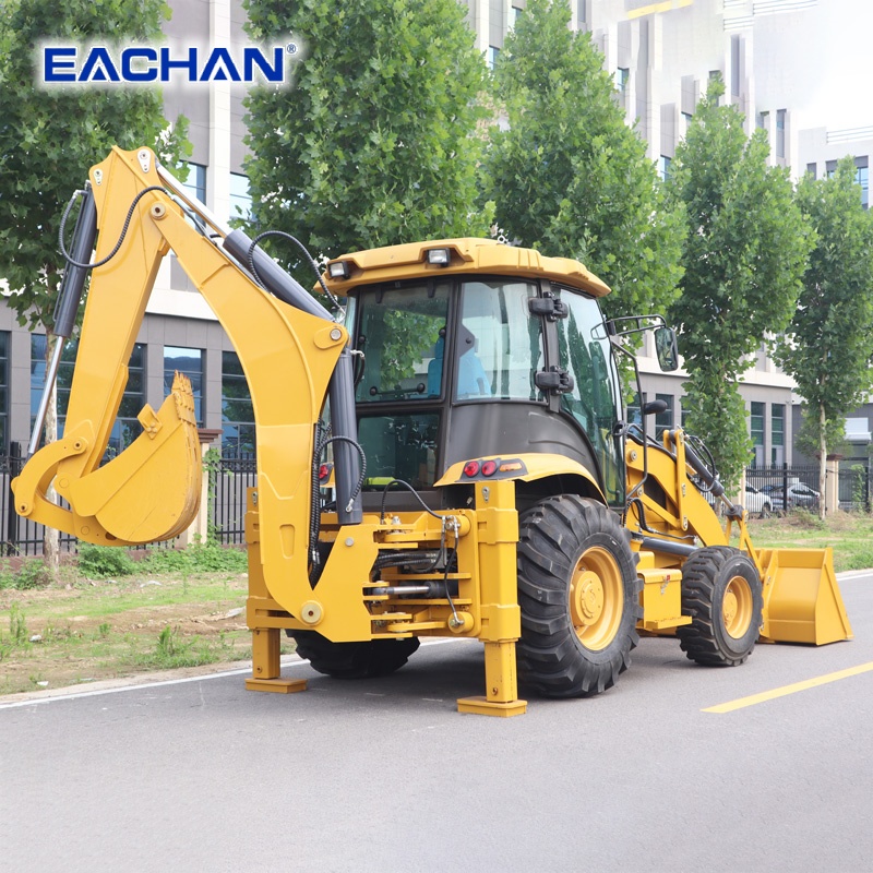 Tractor Backhoe - EACHAN Diesel 4x4 Koparko-ładowarka, Koparko-ładowarka rolnicza,