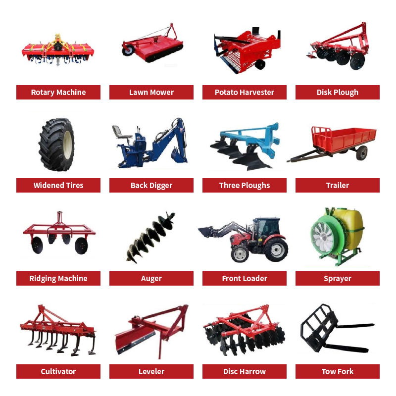 Mini traktor 50HP 4WD, traktor – Tractor Backhoe recenzja i cena
