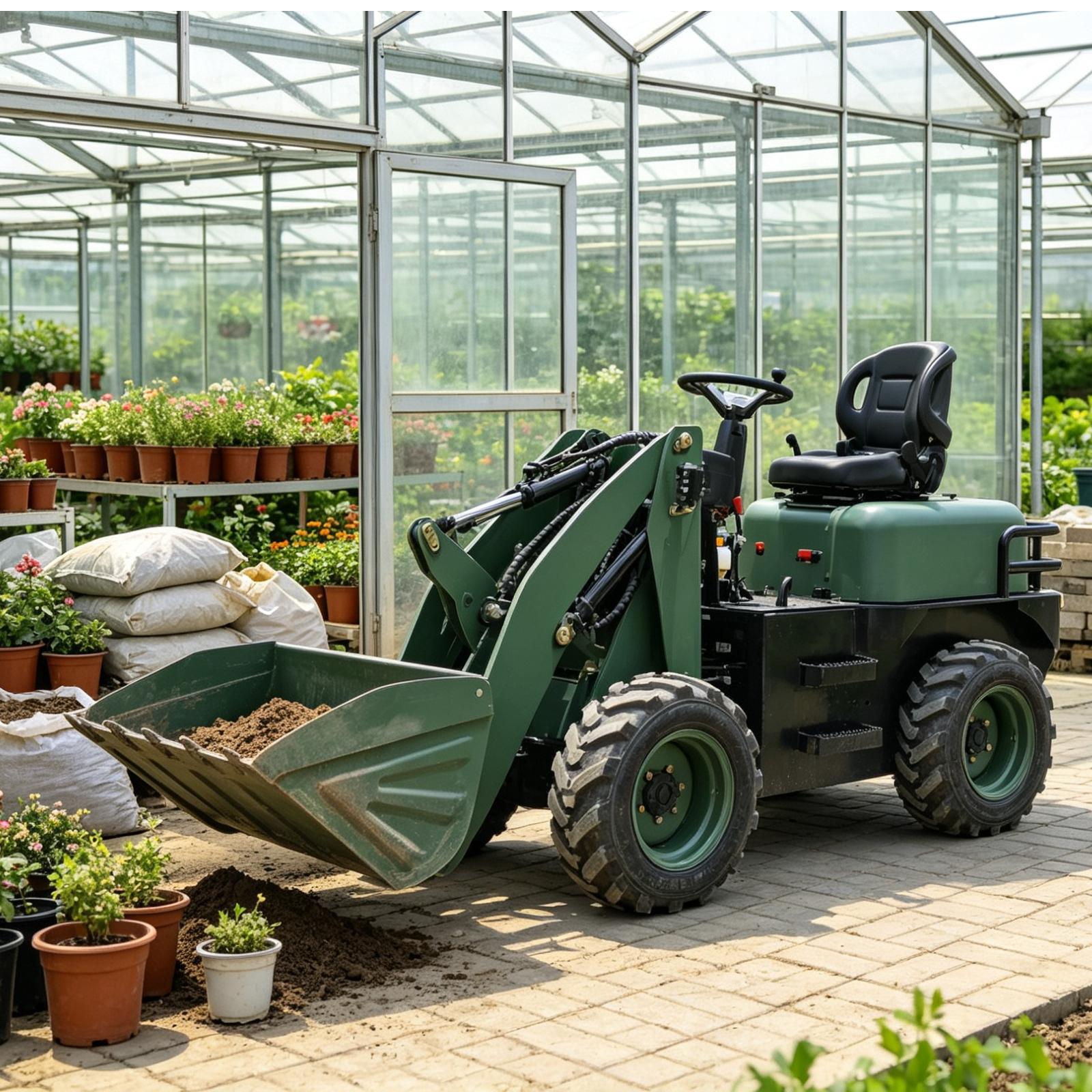 Ogrodowy ciągnik kołowy do pra – Mini Bulldozer Attachments recenzja i cena