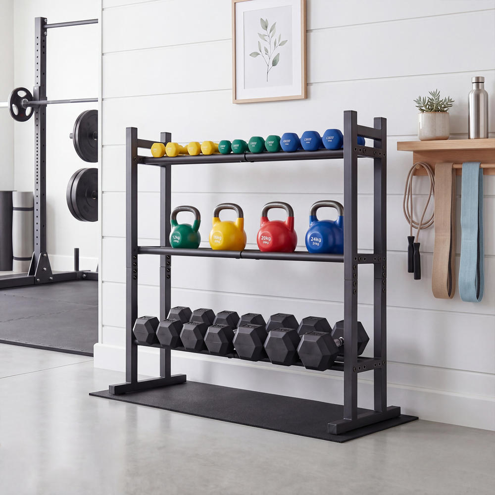 Wytrzymały 3-poziomowy stojak  – Heavy Equipment Gym recenzja i cena
