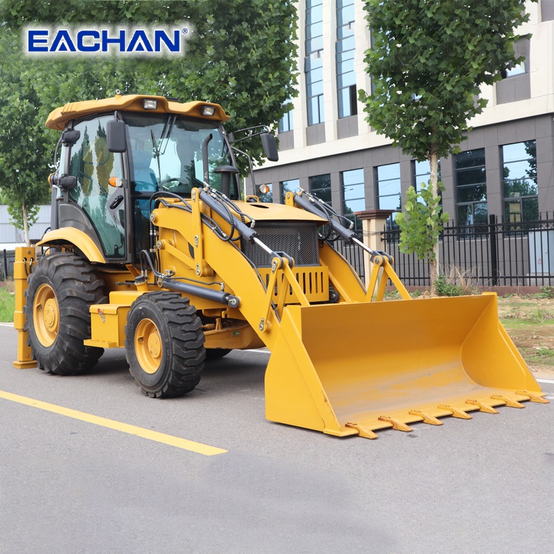 EACHAN Diesel 4x4 Koparko-łado – Tractor Backhoe recenzja i cena