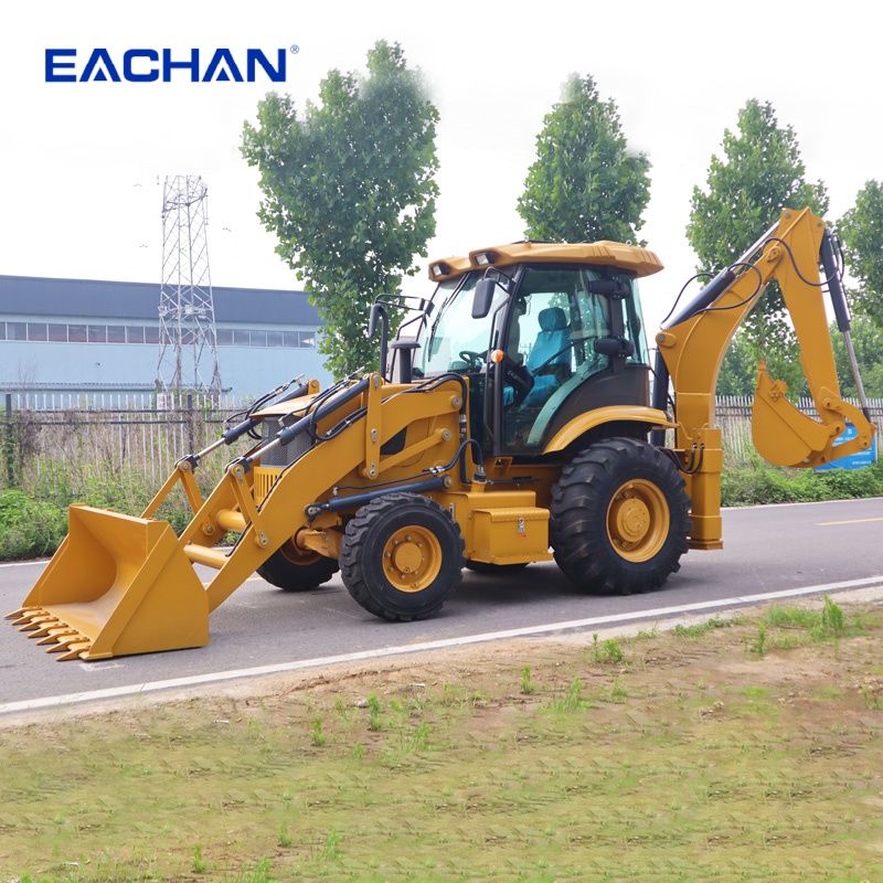 EACHAN Diesel 4x4 Koparko-łado – Tractor Backhoe recenzja i cena