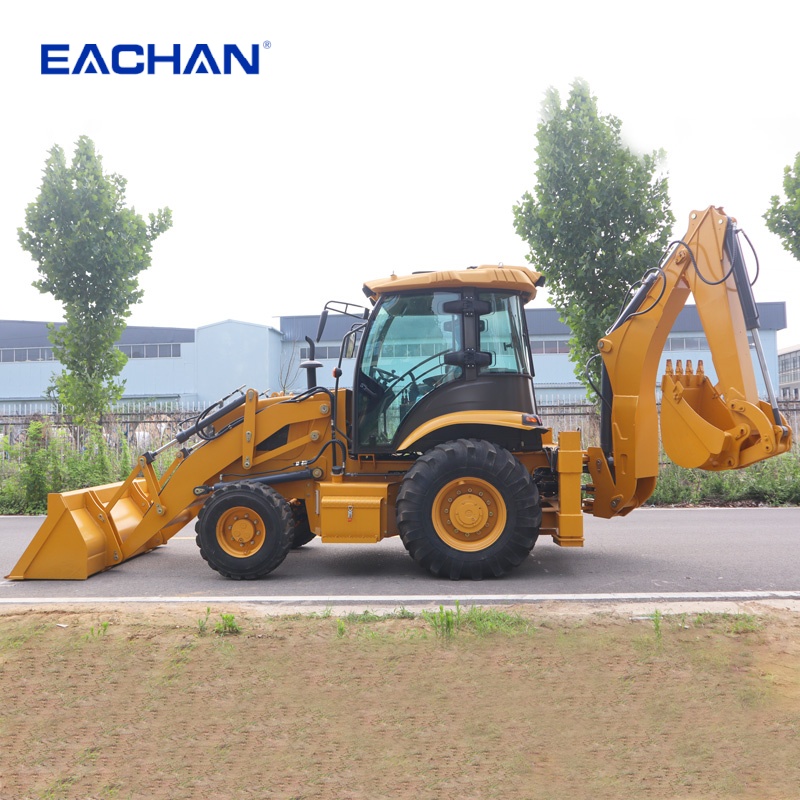 EACHAN Diesel 4x4 Koparko-łado – Tractor Backhoe recenzja i cena